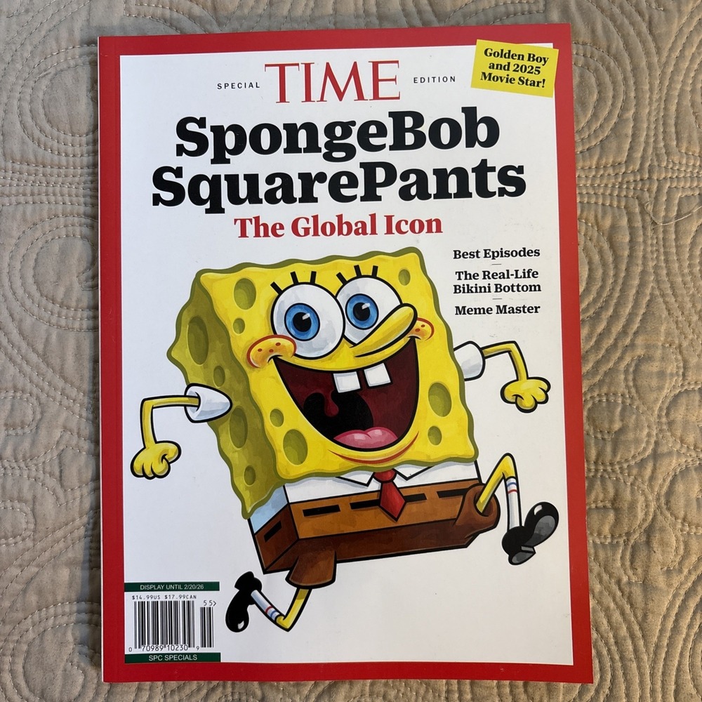 Time Special Edition SpongeBob SquarePants The Global Icon New